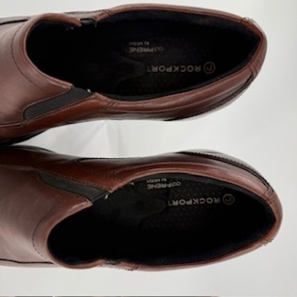 Rockport Men\'s Leather Slip On Dress Shoes Brown Odiproene By Adidas Size 12.5‎ main image 5